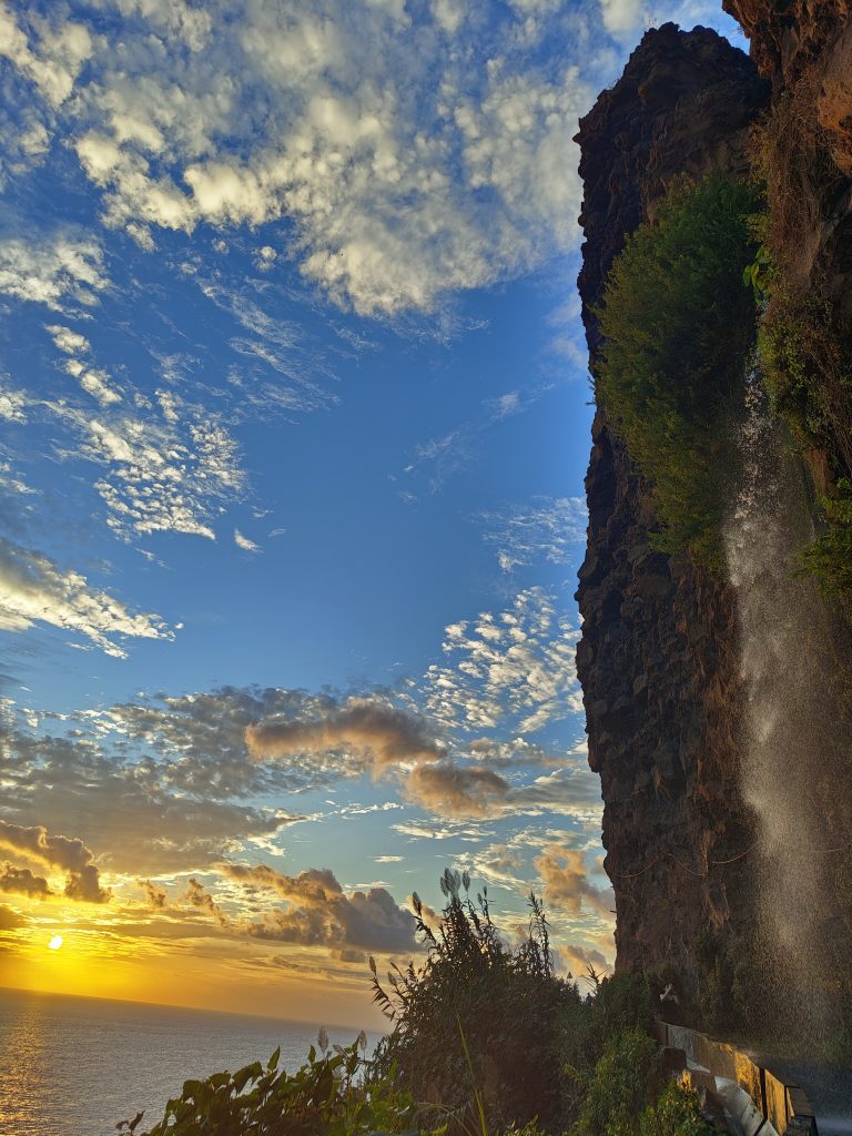 One of the best spots was Cascata dos Anjos, Madeira