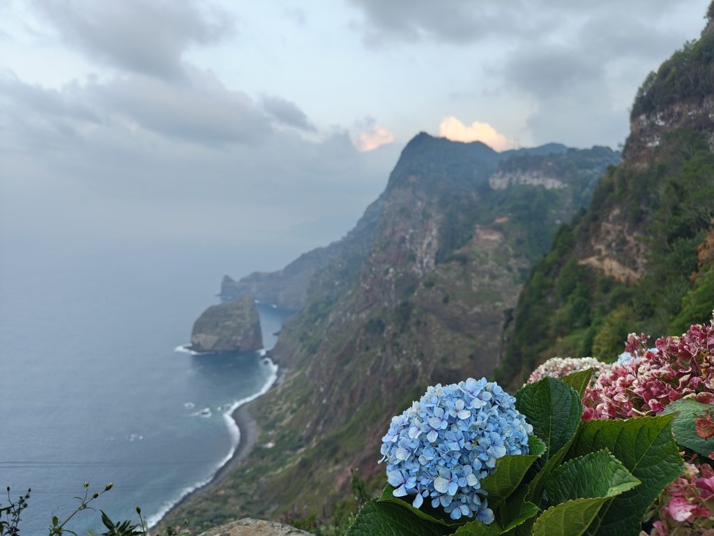 Panoramic view from Teleférico Rocha do Navio, Madeira