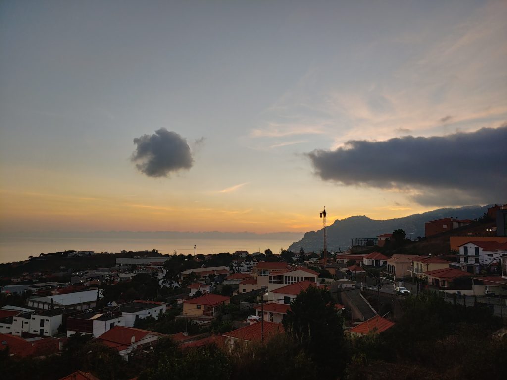 One beautiful sunset from the city